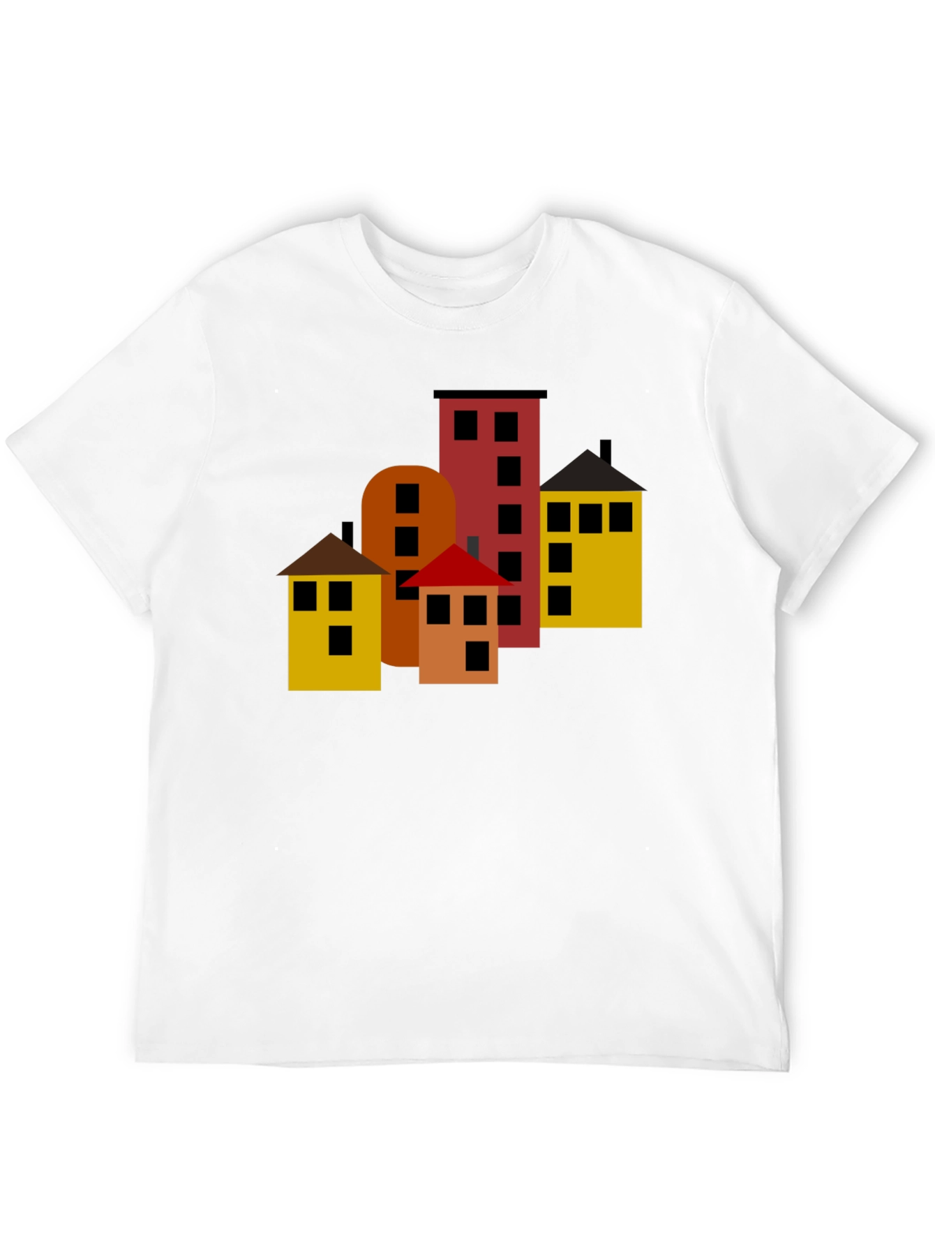 Cityscape Graphic Tee - Modern Urban Design