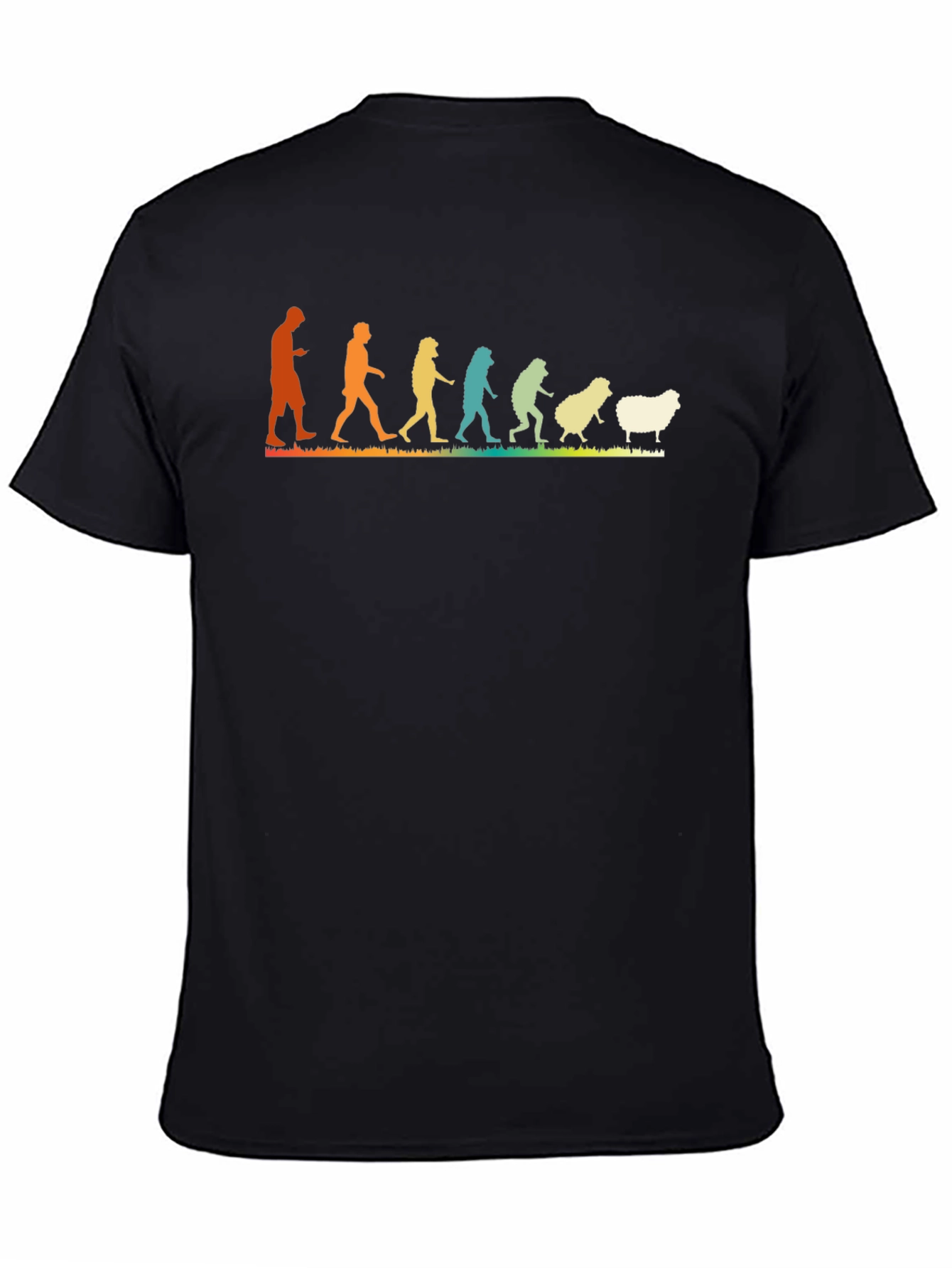 Evolution to Sheep T-Shirt - Humorous Design
