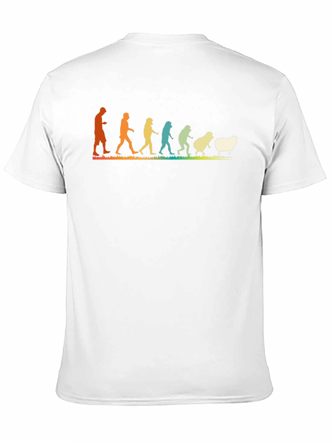 Evolution to Sheep T-Shirt - Humorous Design