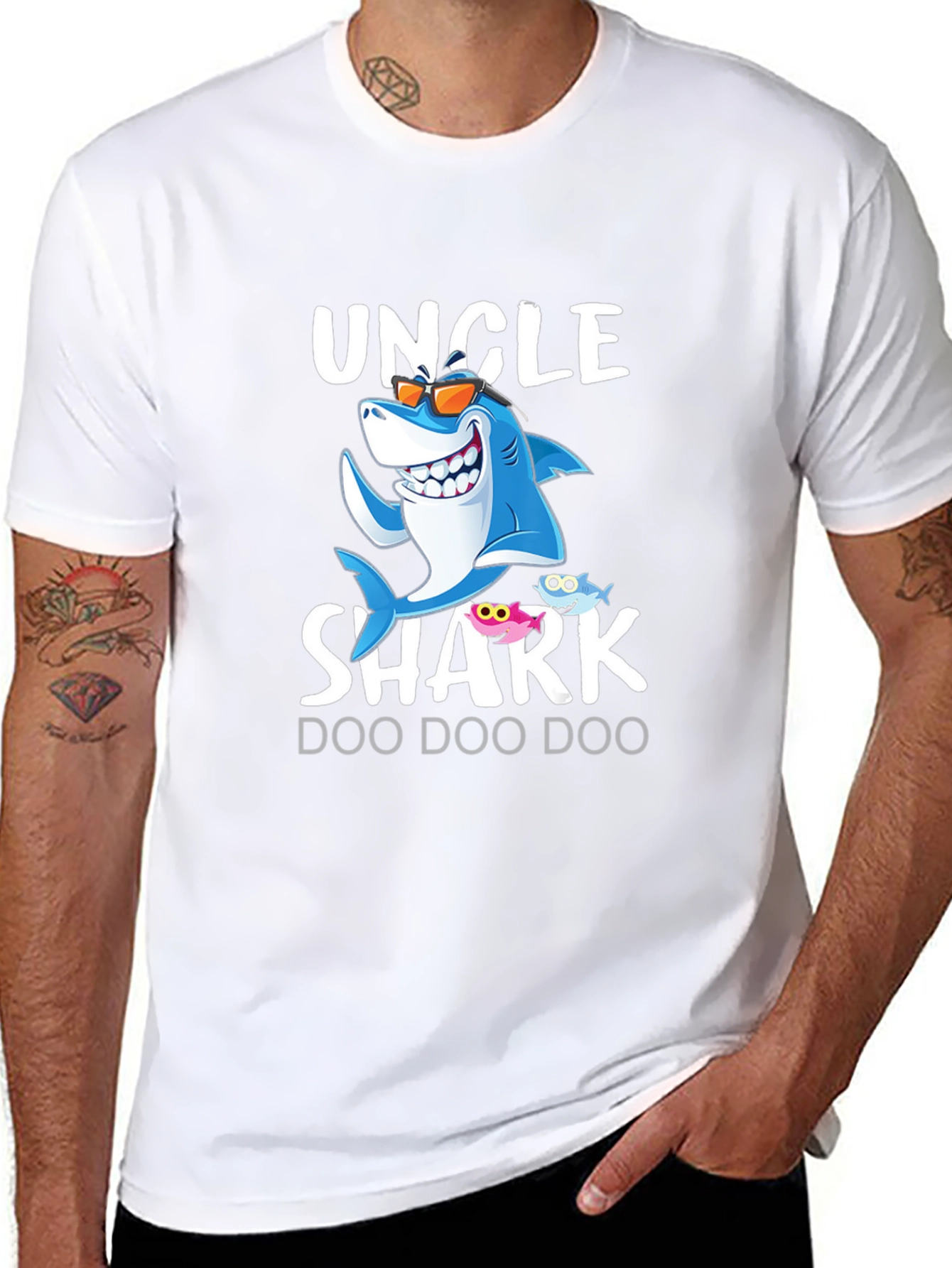 Uncle Shark Doo Doo Doo T-Shirt