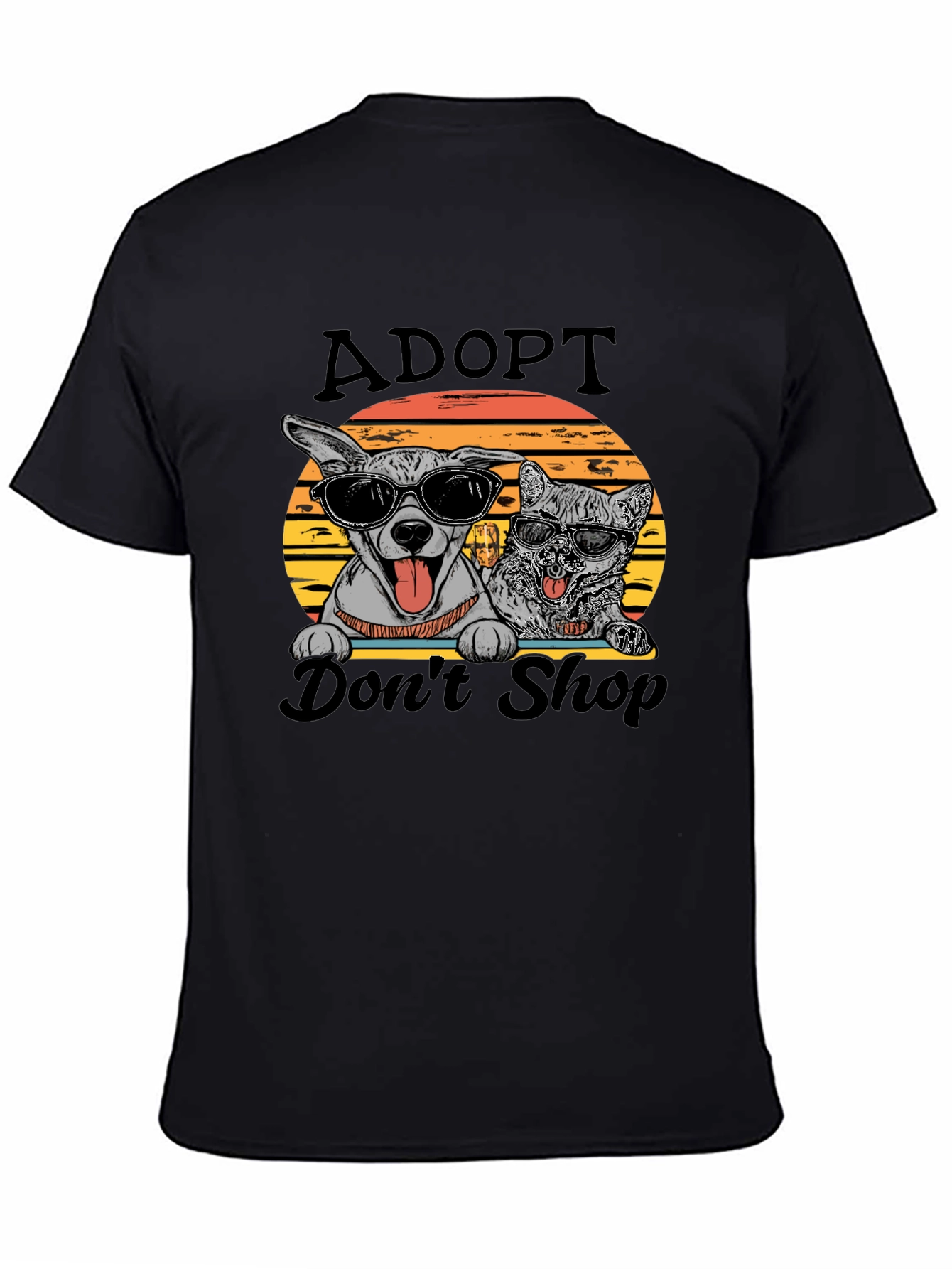 Adopt Dont Shop Graphic T-Shirt