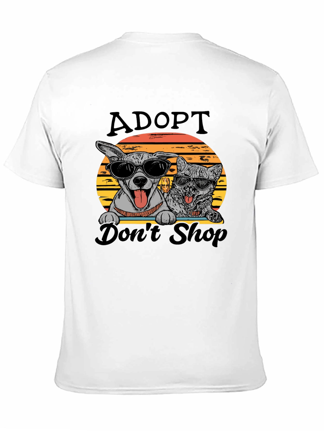 Adopt Dont Shop Graphic T-Shirt