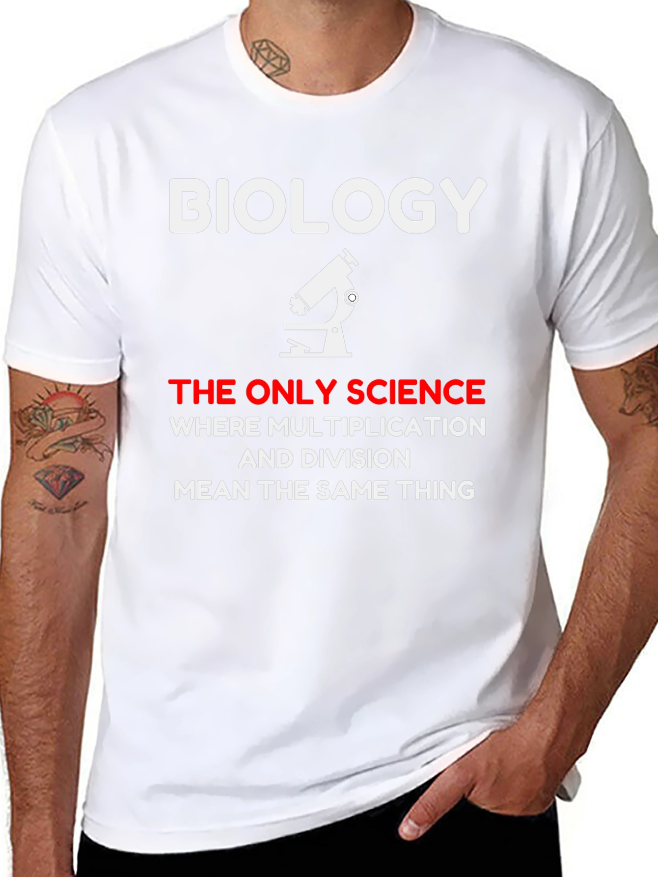 Biology Multiplication Division T-Shirt