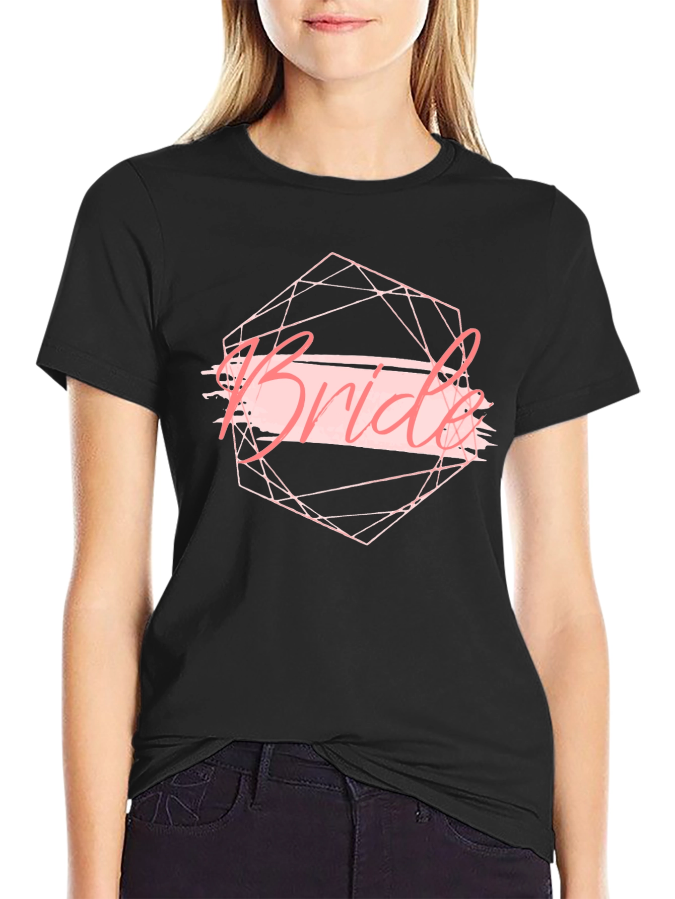 Bride T-Shirt - Geometric Wedding Tee