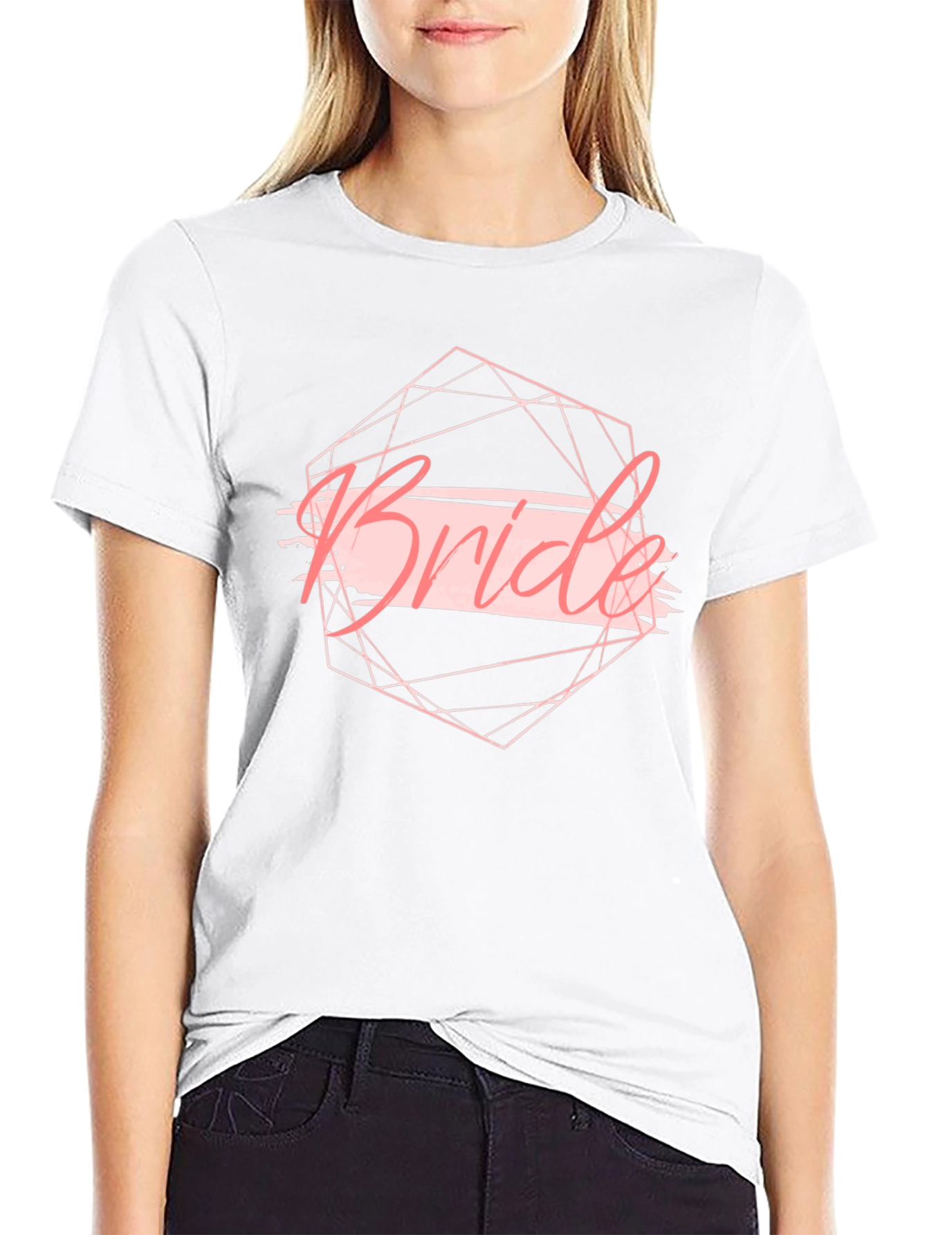 Bride T-Shirt - Geometric Wedding Tee