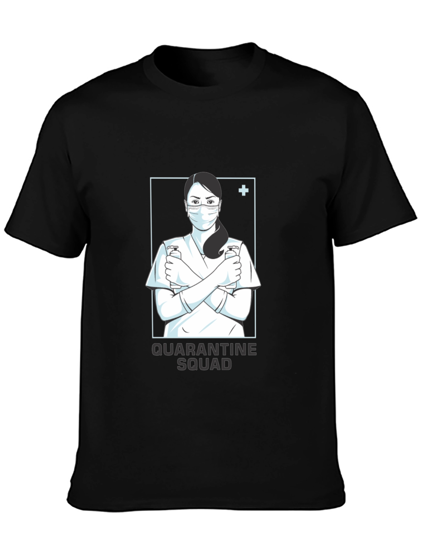 Quarantine Squad Graphic Tee - Nurse Design
