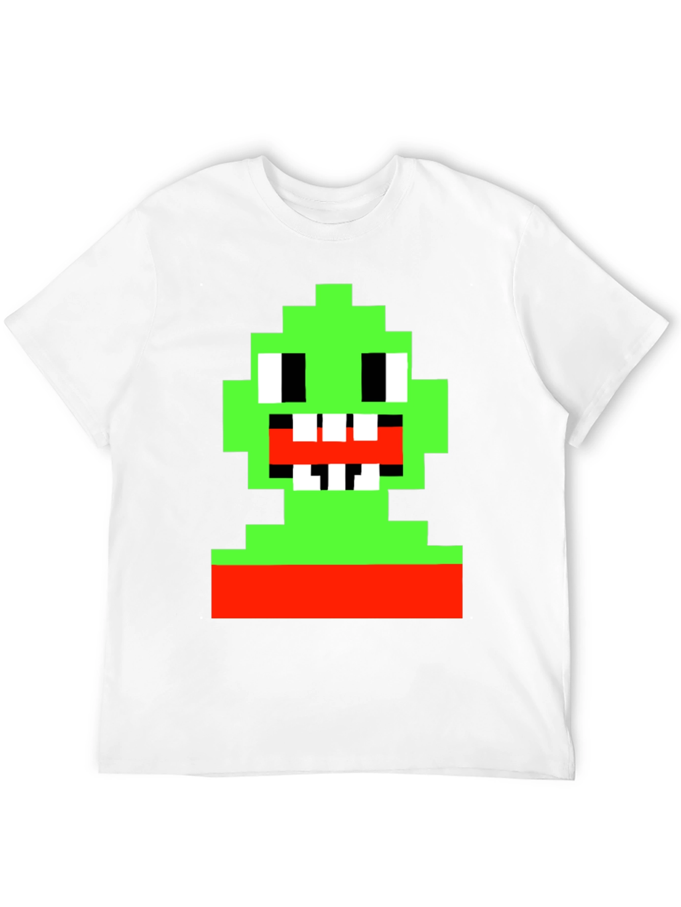 Pixel Monster Graphic Tee - Retro Gamer Style