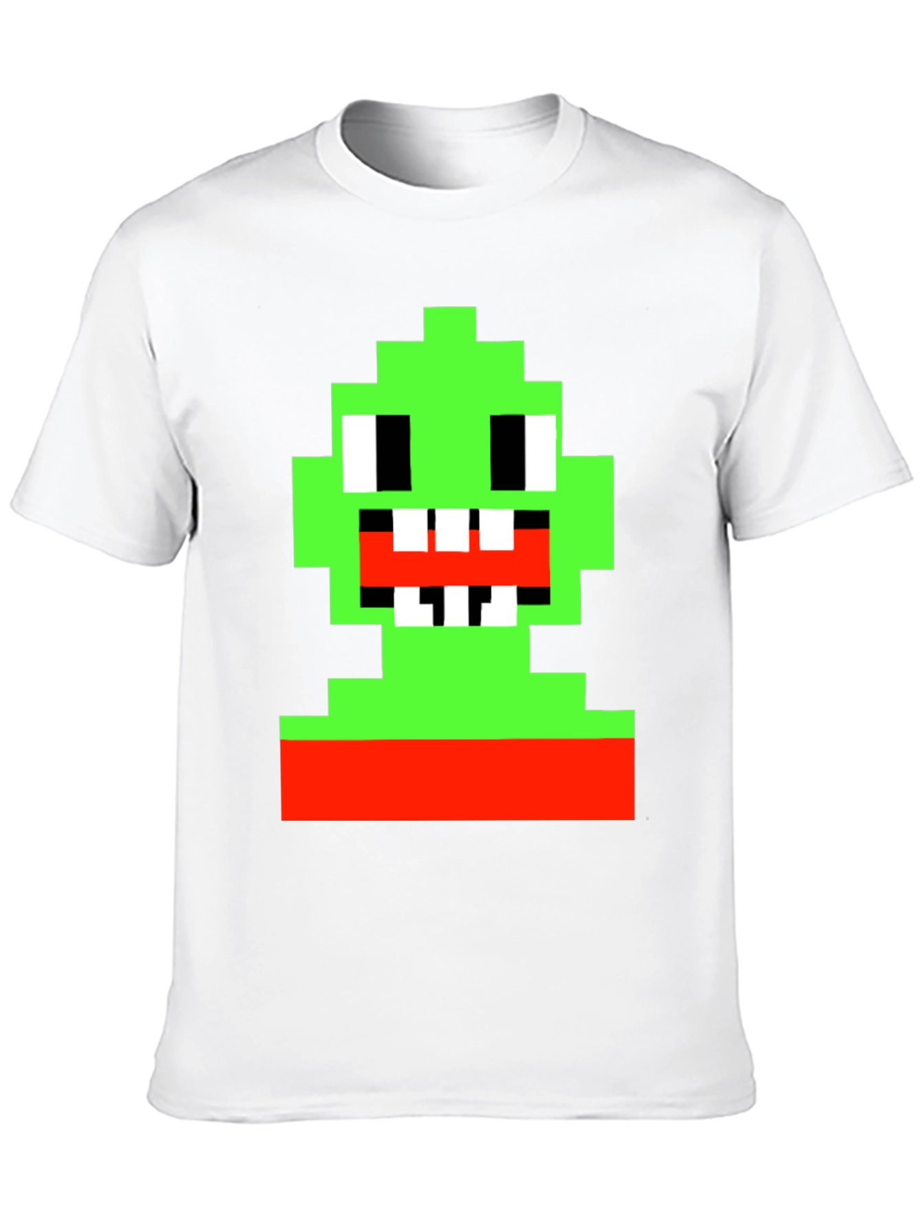 Pixel Monster Graphic Tee - Retro Gamer Style