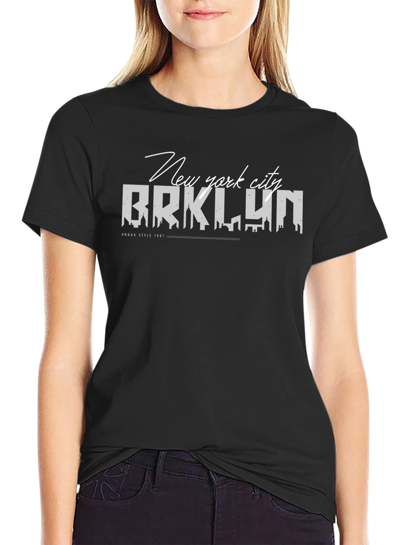 New York City BRKLYN Black T-Shirt