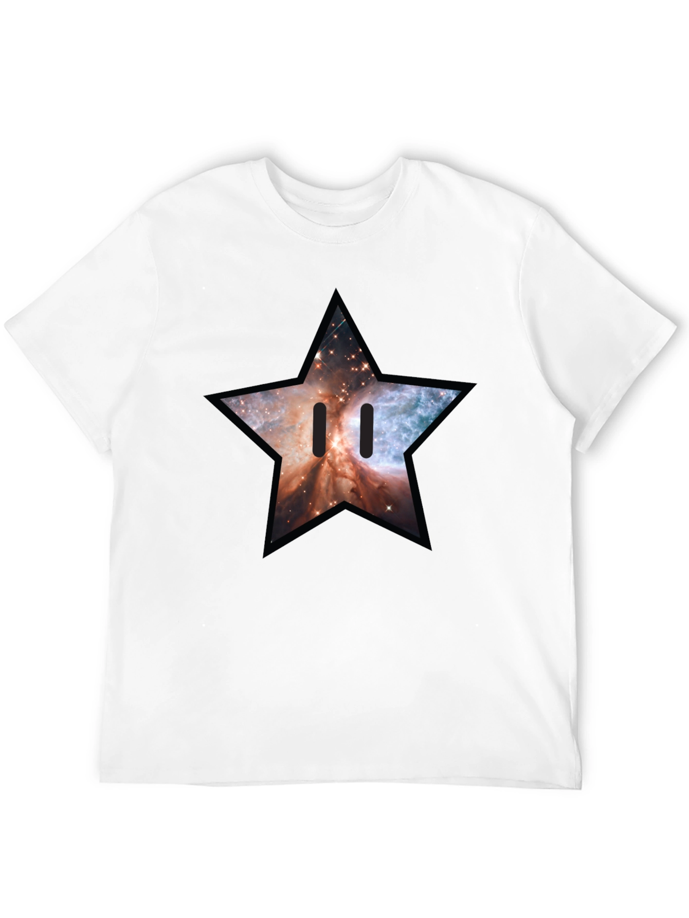 Galaxy Star Graphic Black T-Shirt
