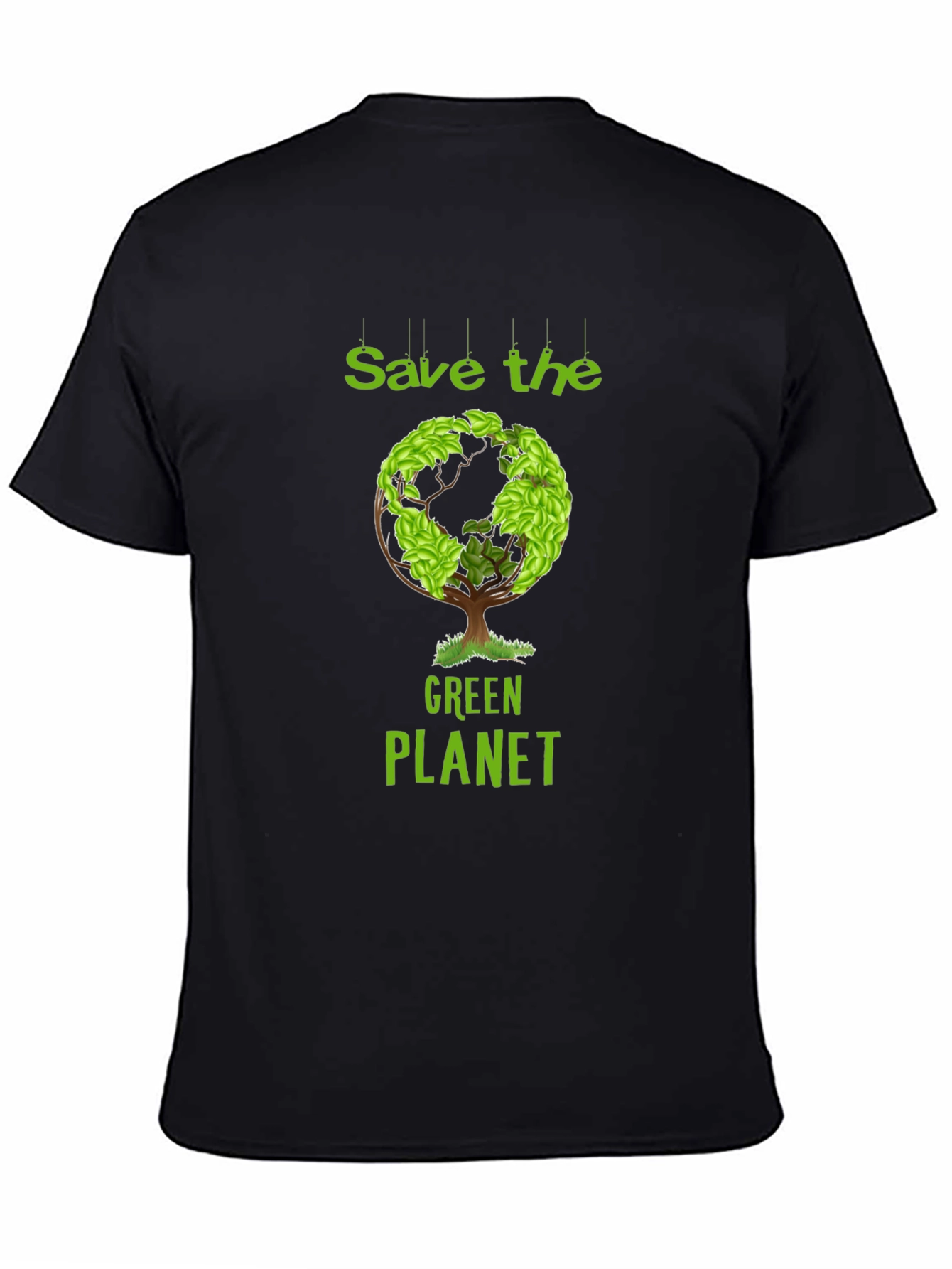 Eco-Friendly Earth Tree Graphic Tee