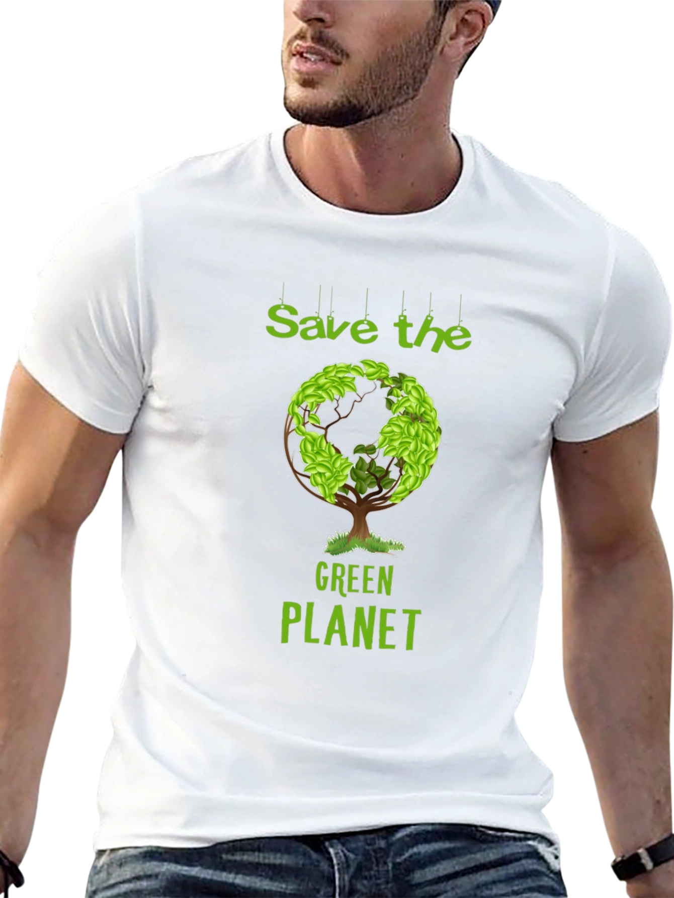 Eco-Friendly Earth Tree Graphic Tee