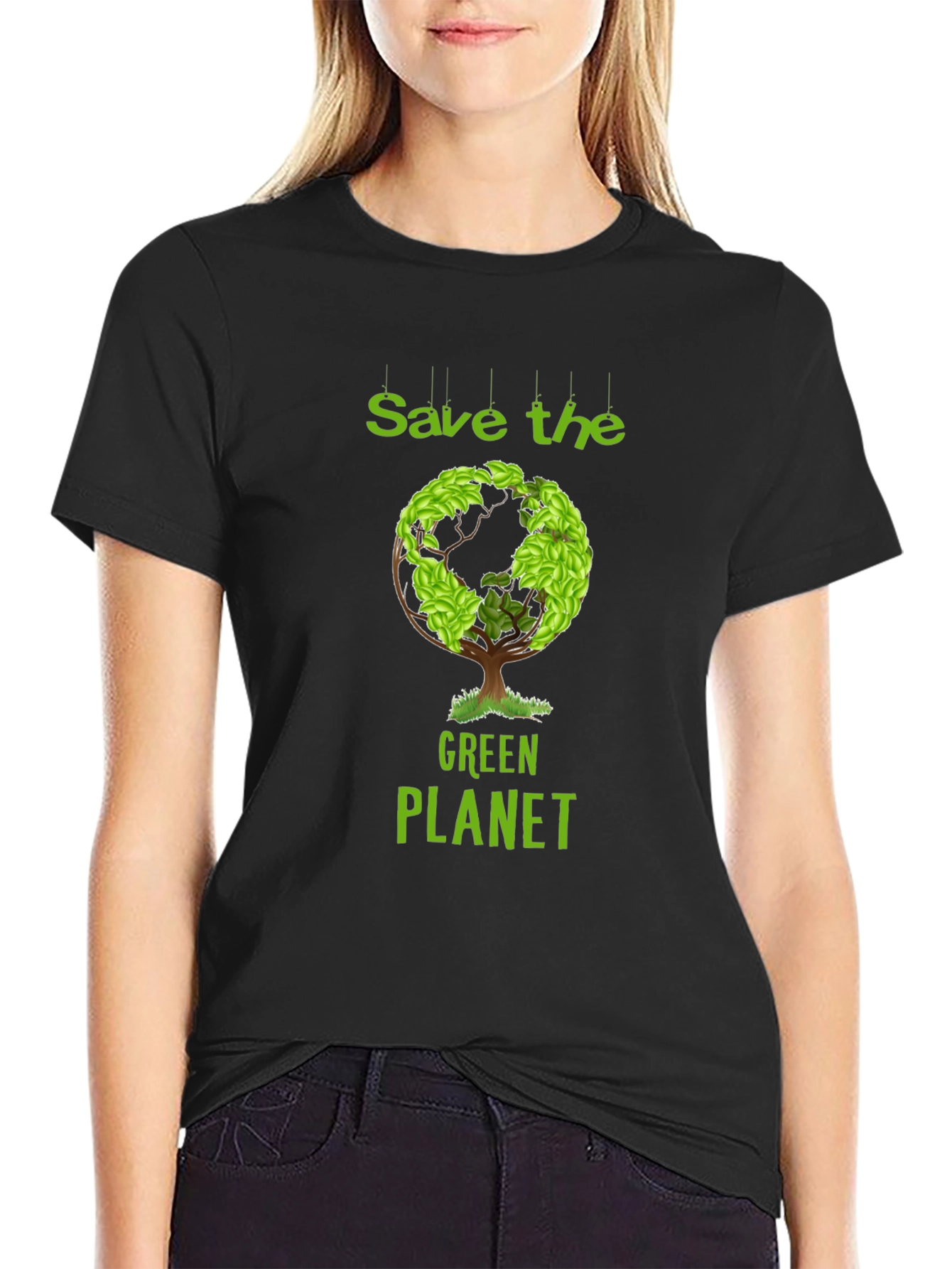 Eco-Friendly Earth Tree Graphic Tee