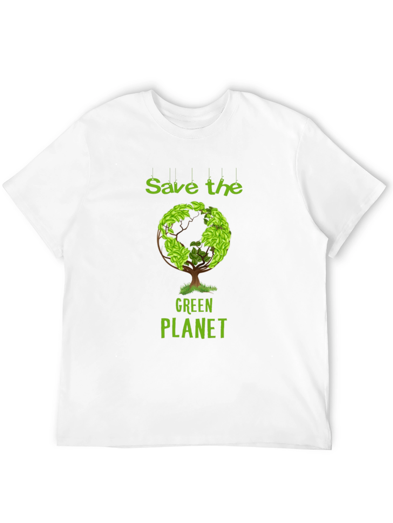 Eco-Friendly Earth Tree Graphic Tee