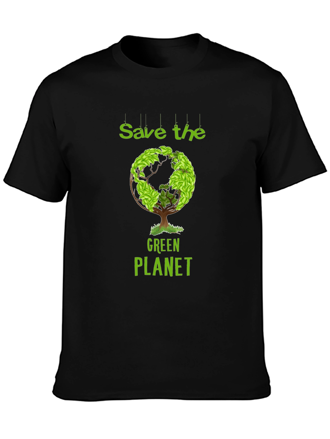 Eco-Friendly Earth Tree Graphic Tee