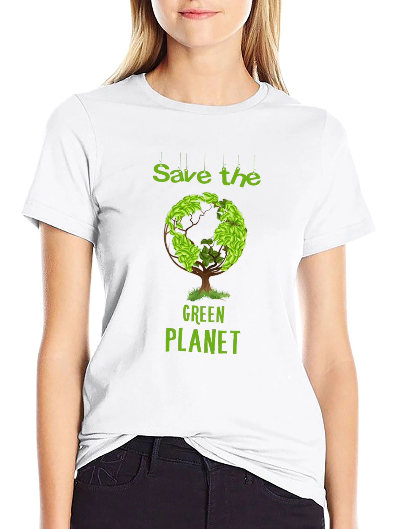 Eco-Friendly Earth Tree Graphic Tee