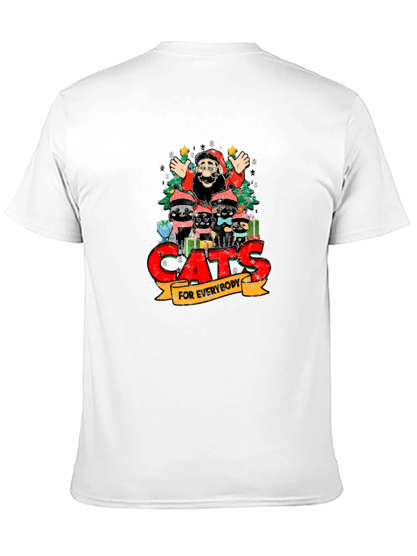 Cats For Everybody Christmas Graphic T-Shirt