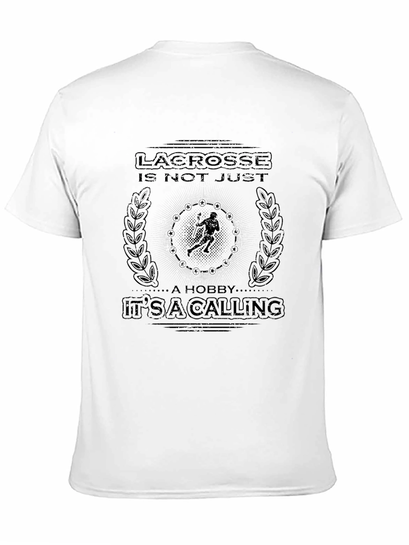 Lacrosse is a Calling Tee - Black Graphic Print
