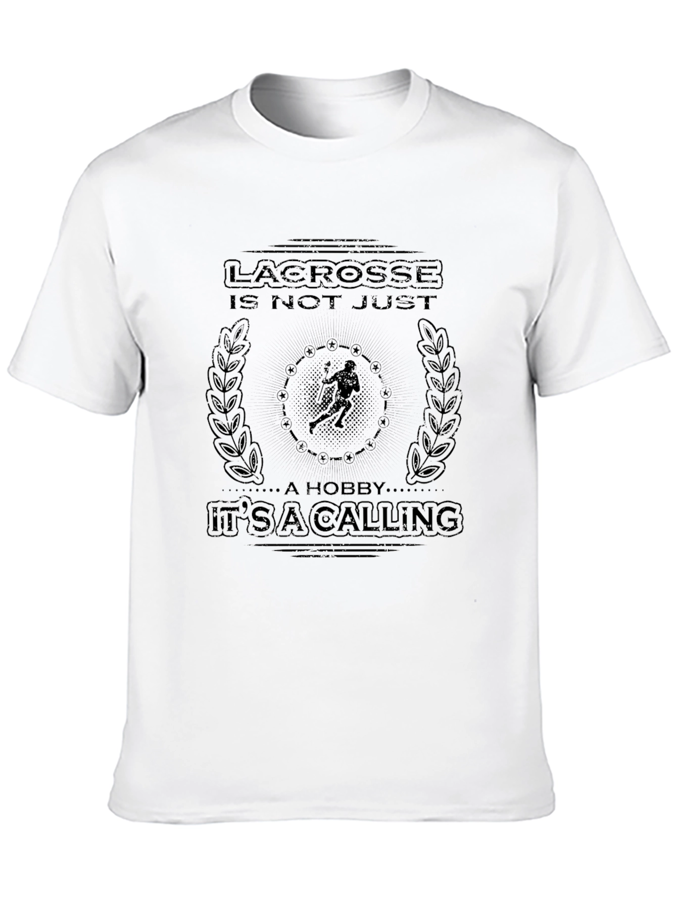 Lacrosse is a Calling Tee - Black Graphic Print