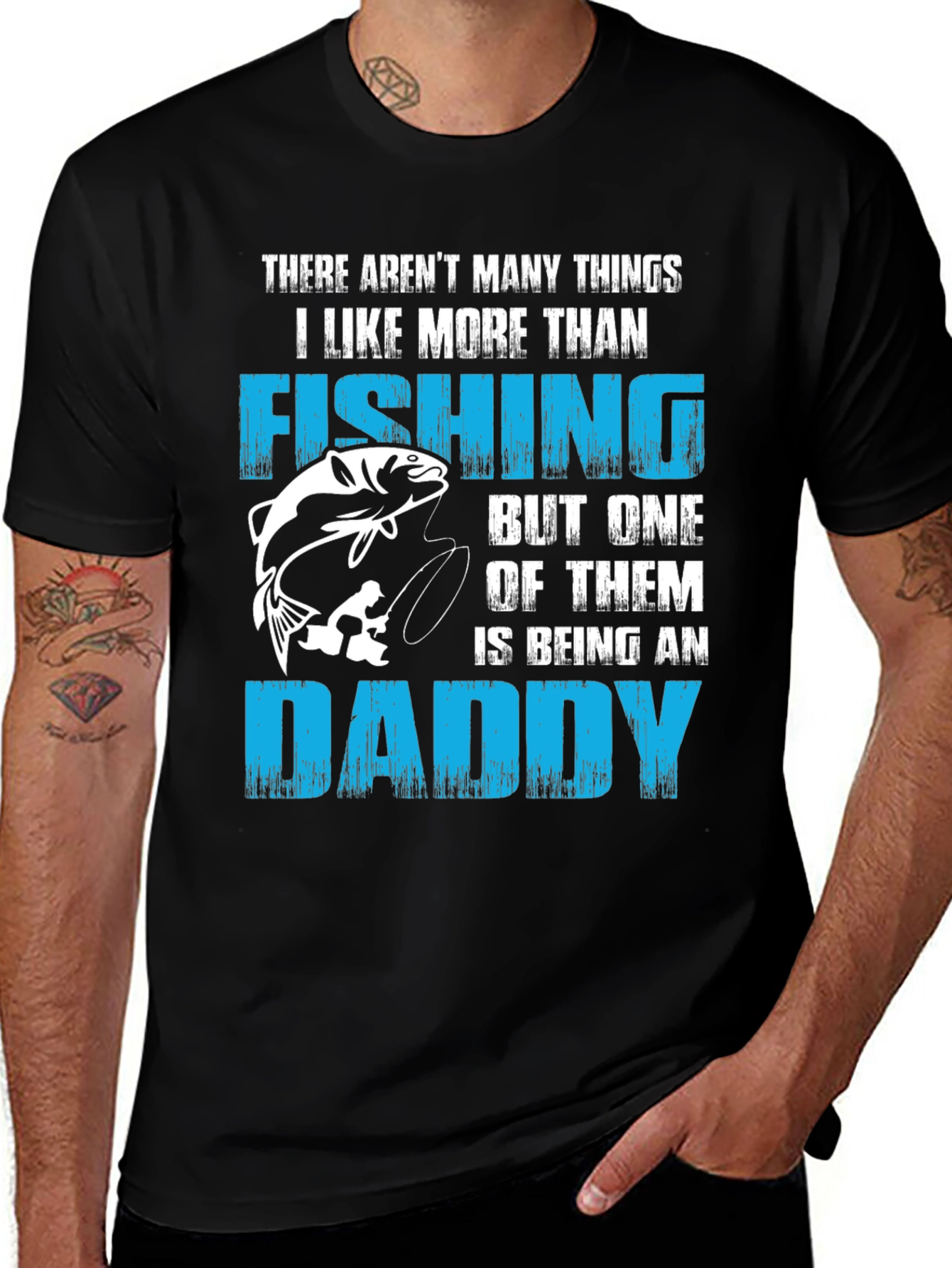 Fishing Daddy T-Shirt - Fathers Day Gift