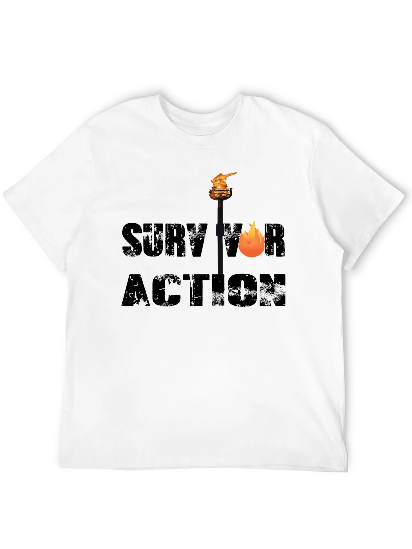 Survivor Action Graphic Tee - Bold Style