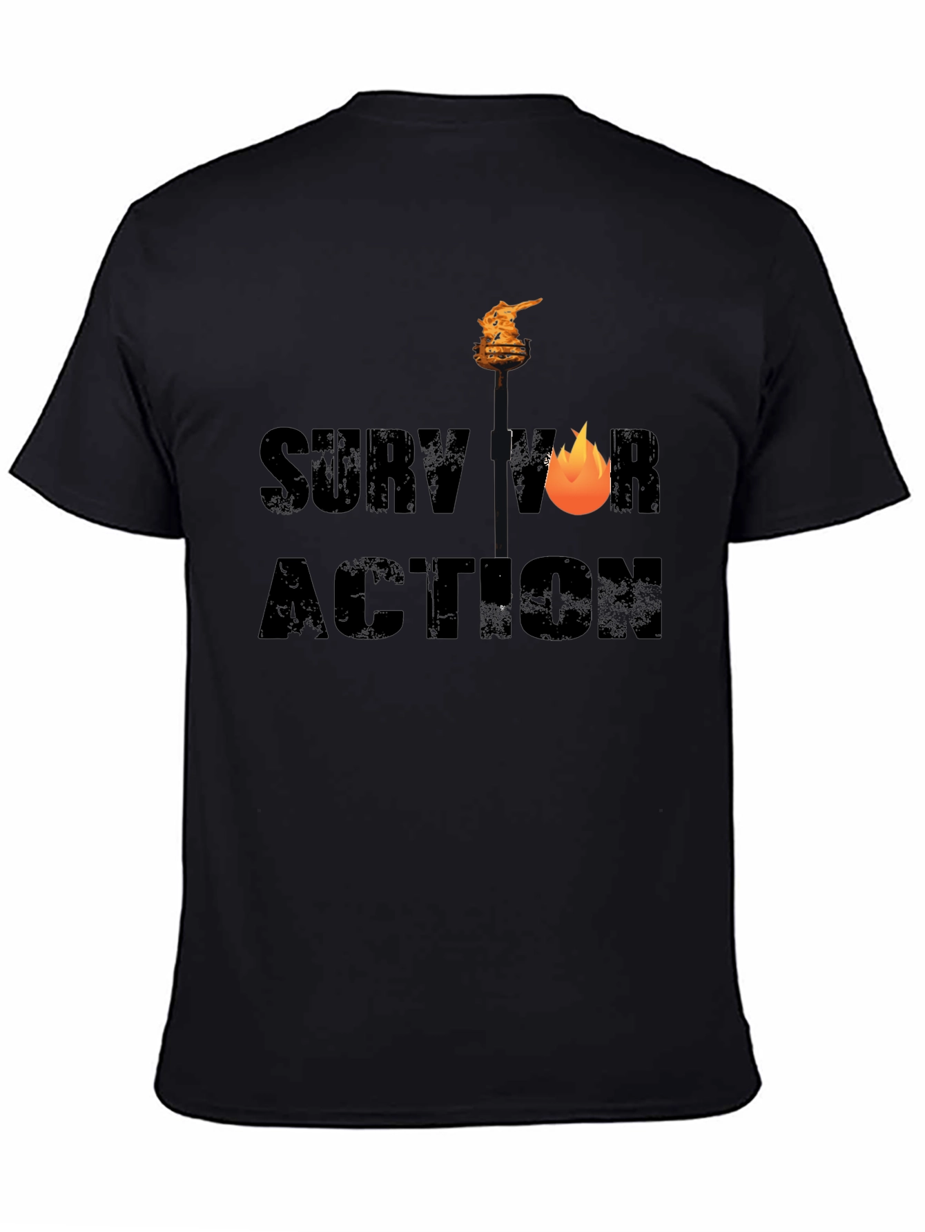 Survivor Action Graphic Tee - Bold Style