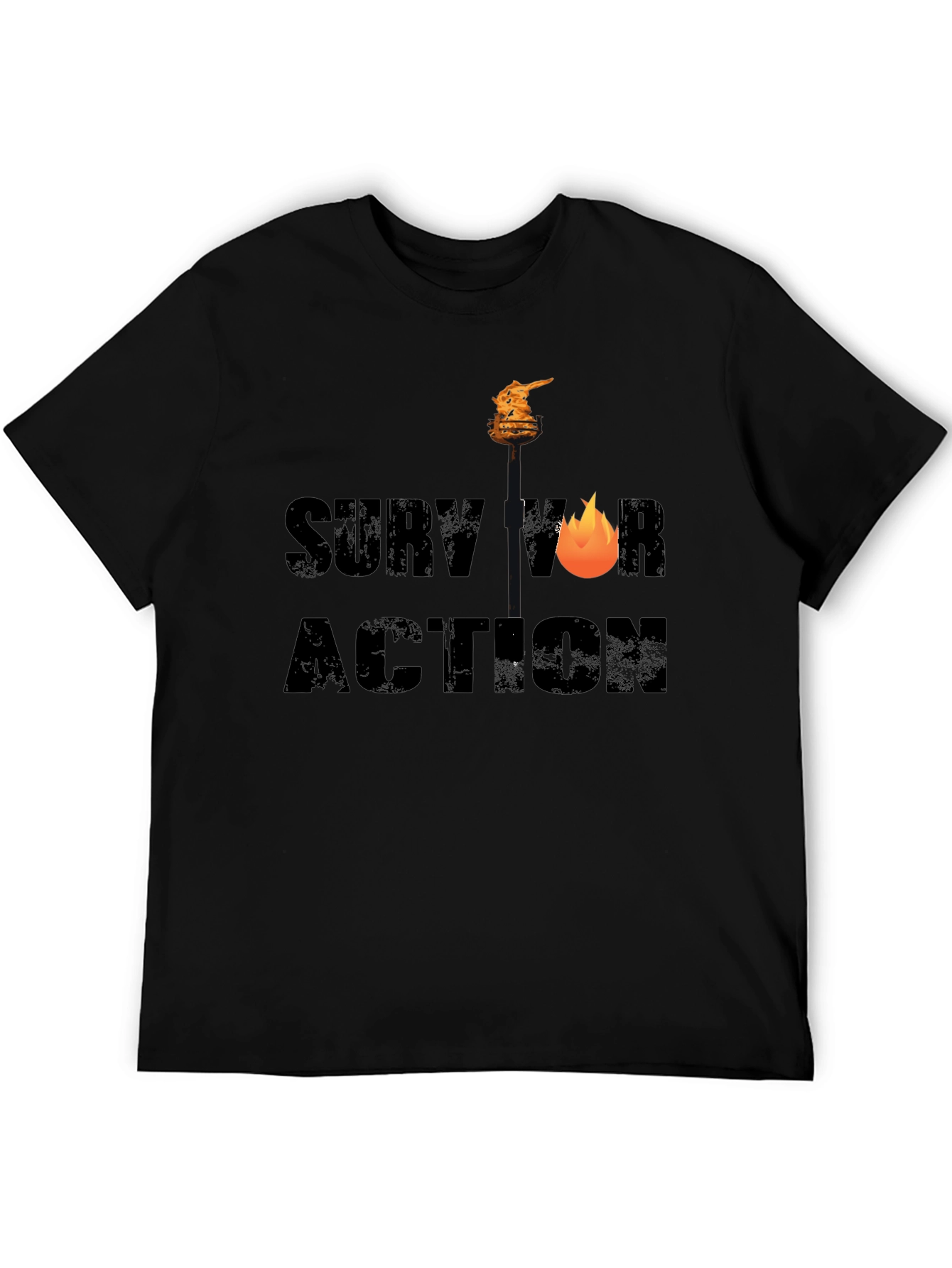 Survivor Action Graphic Tee - Bold Style