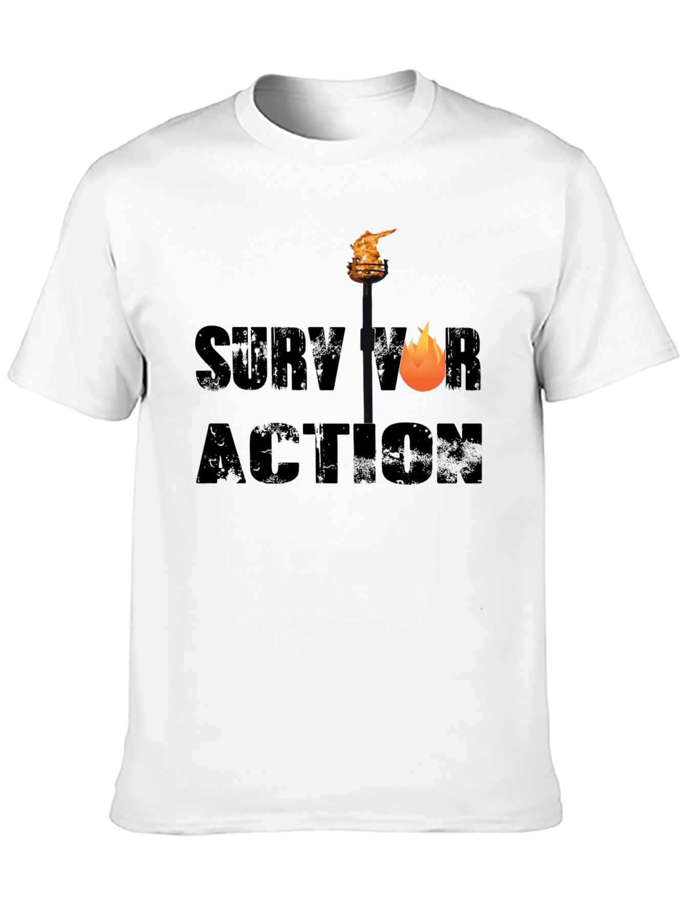 Survivor Action Graphic Tee - Bold Style