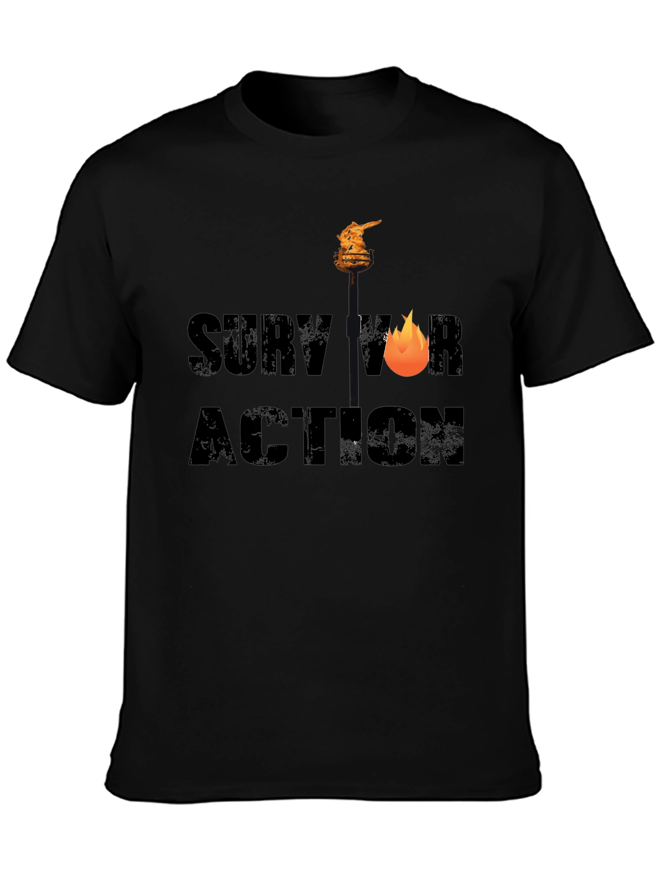 Survivor Action Graphic Tee - Bold Style