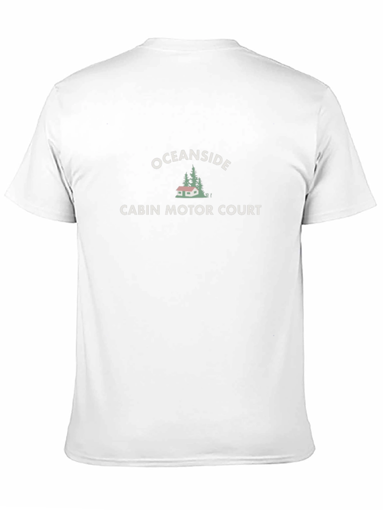 Oceanside Cabin Motor Court Black Graphic T-Shirt