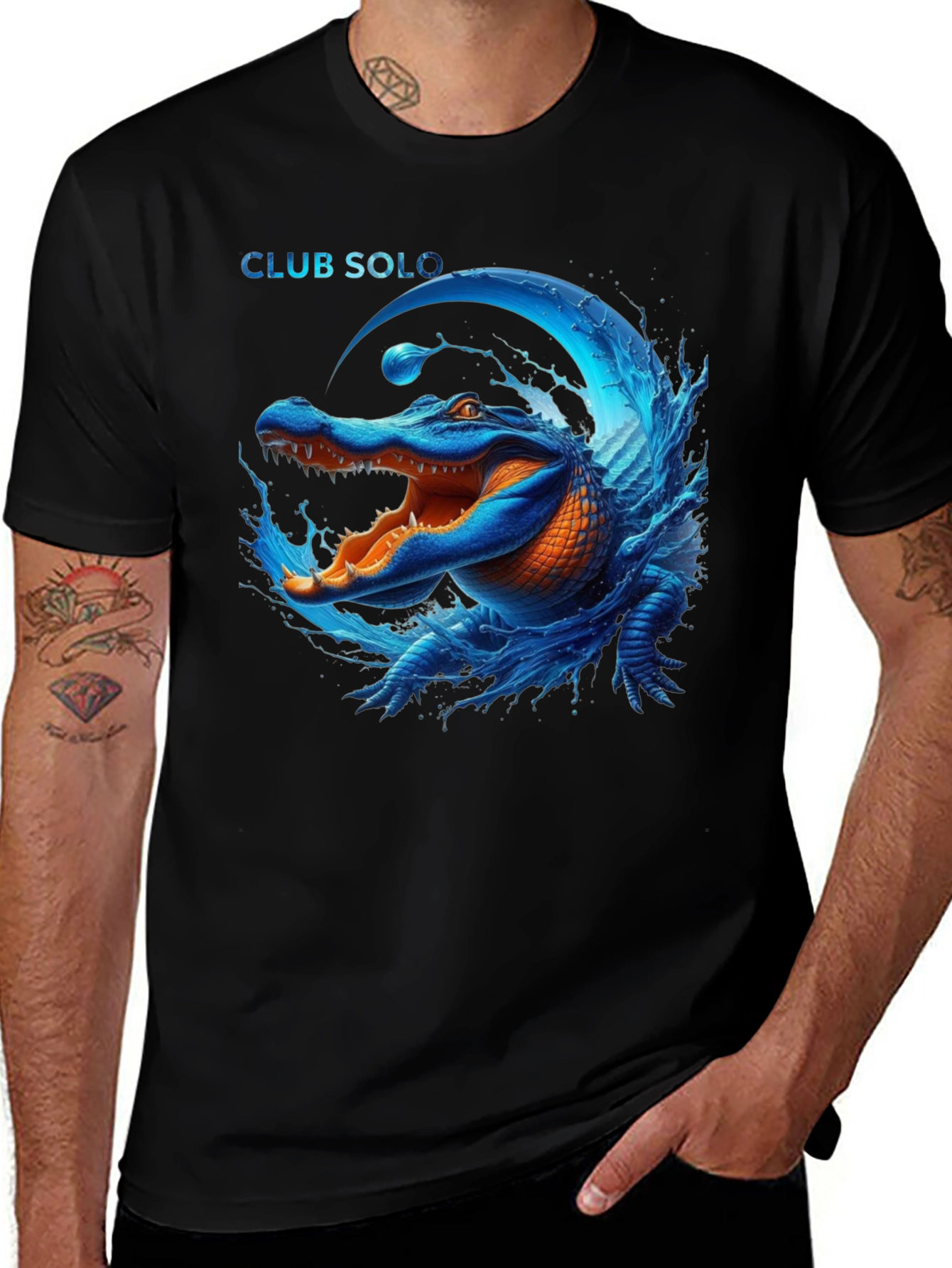 Club Solo Alligator Graphic Tee