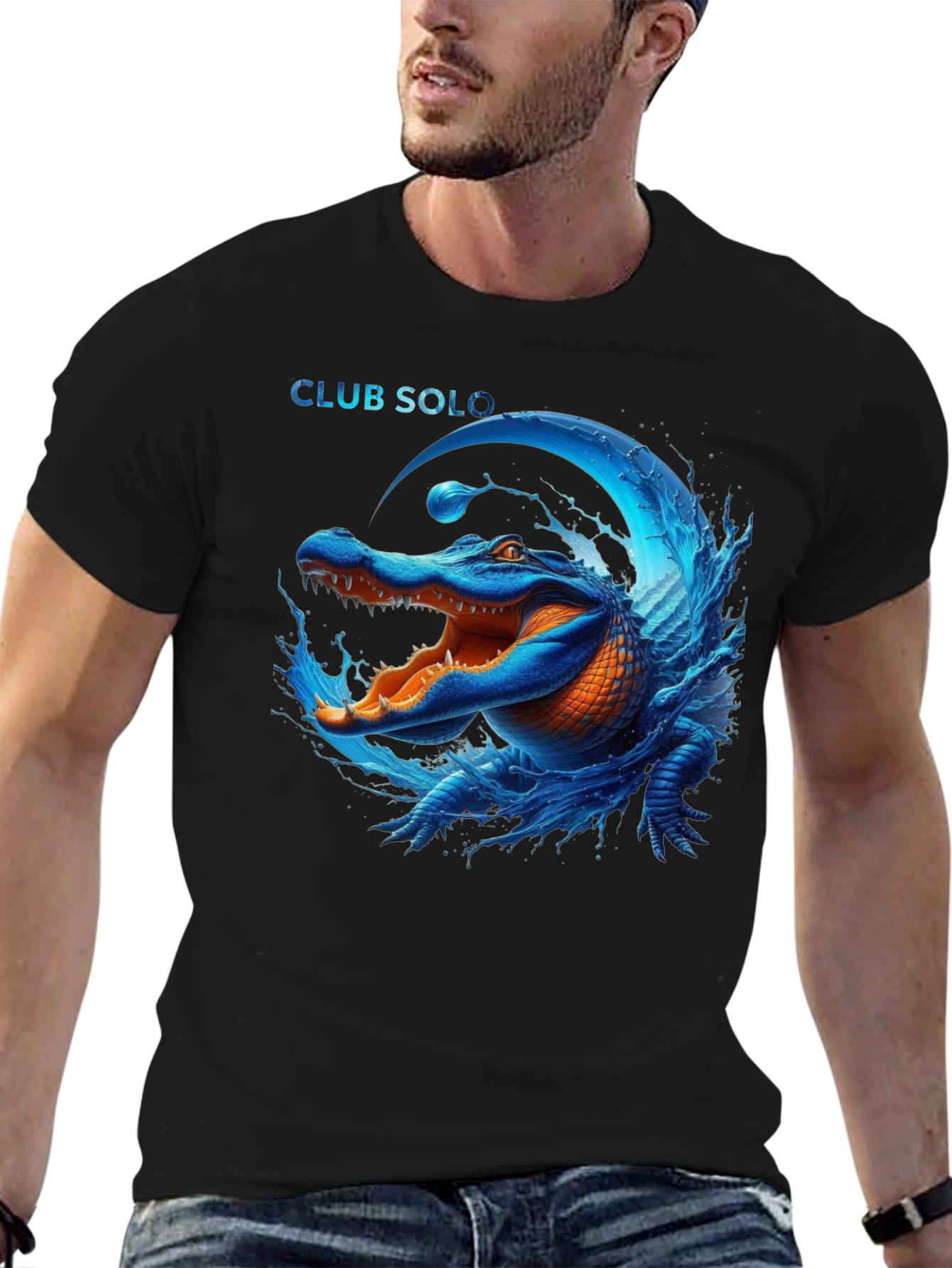 Club Solo Alligator Graphic Tee