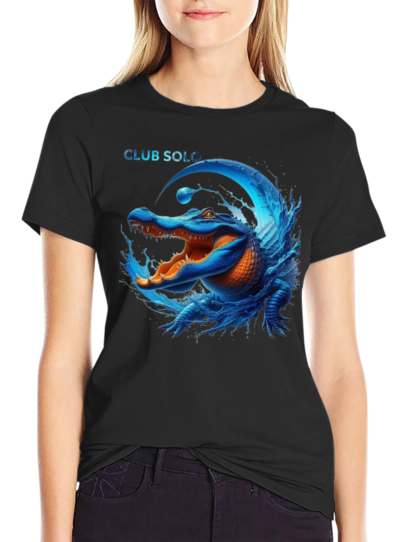 Club Solo Alligator Graphic Tee