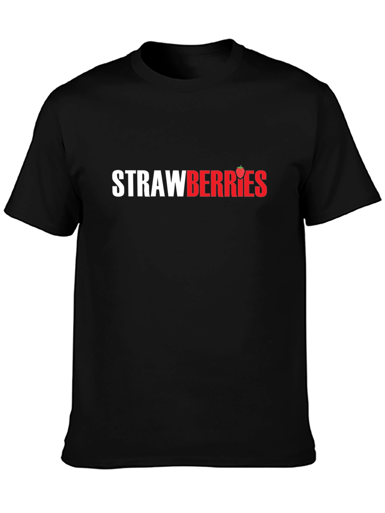 Strawberries Graphic Tee - Soft Cotton T-Shirt