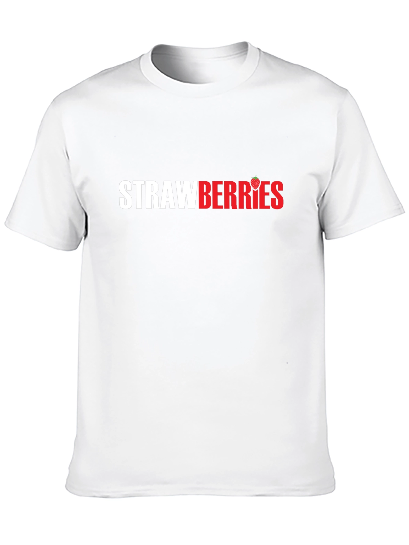 Strawberries Graphic Tee - Soft Cotton T-Shirt
