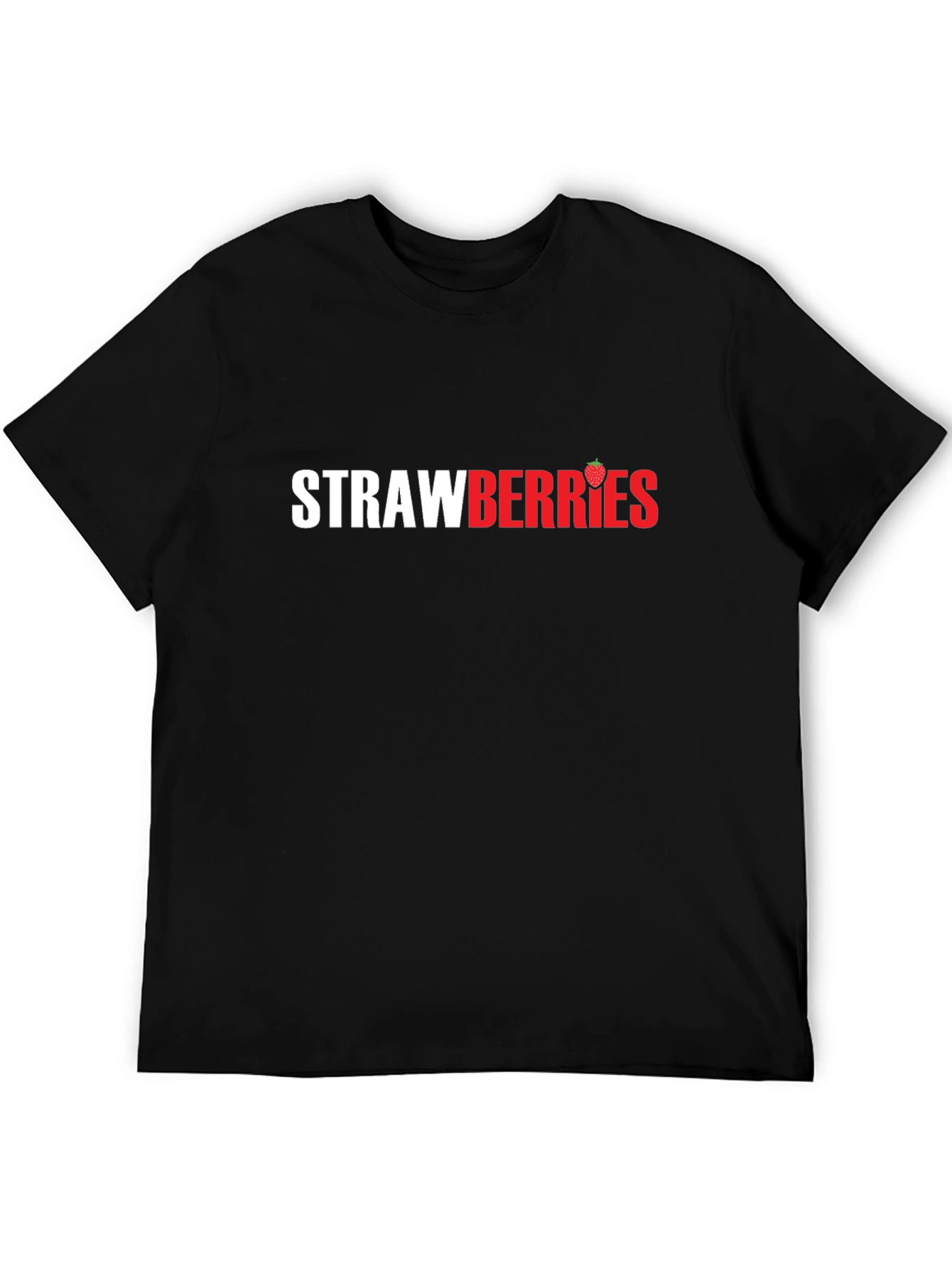 Strawberries Graphic Tee - Soft Cotton T-Shirt