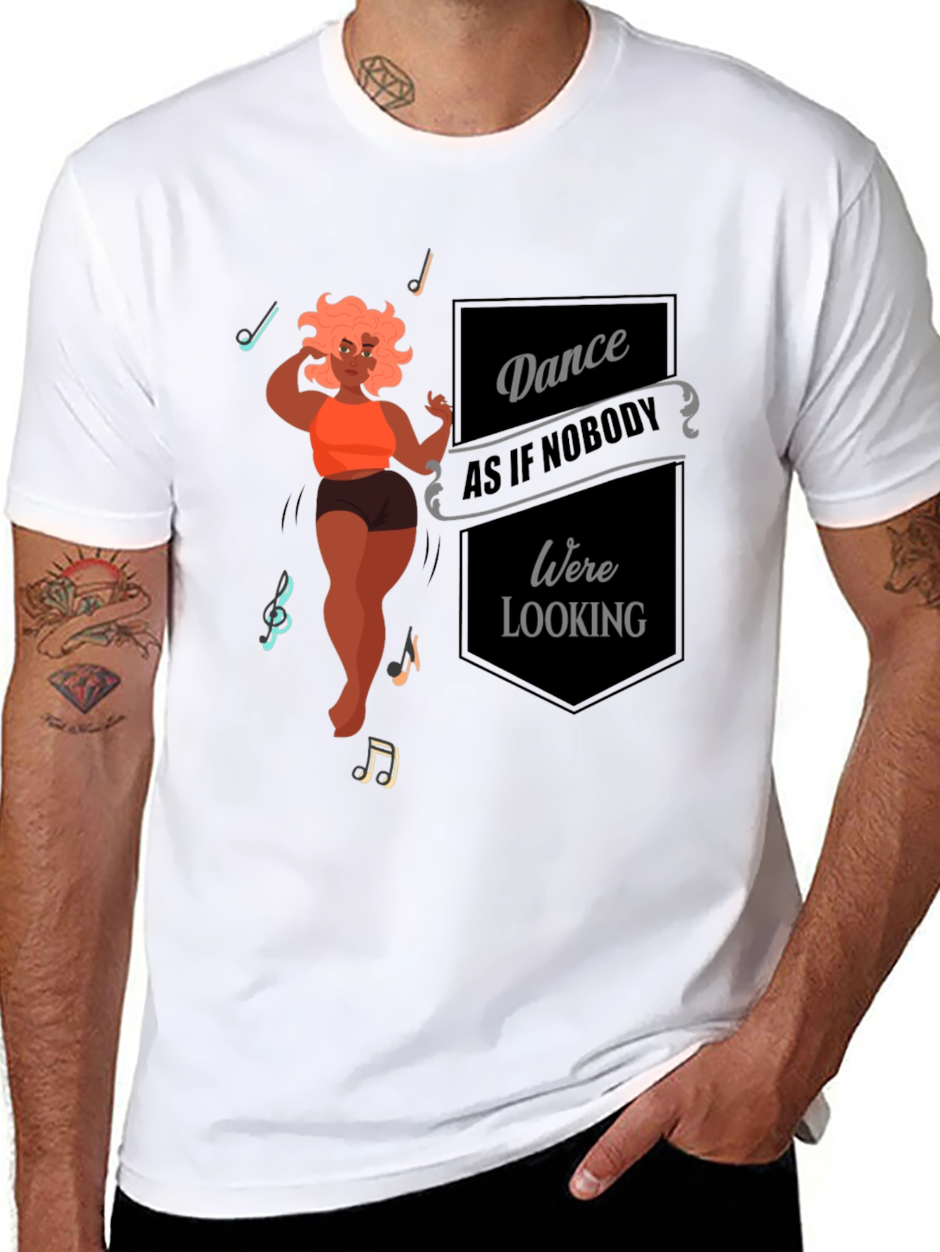 Dance Like Nobodys Watching Graphic Tee
