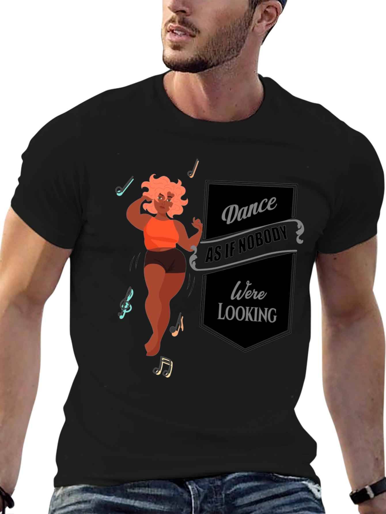 Dance Like Nobodys Watching Graphic Tee