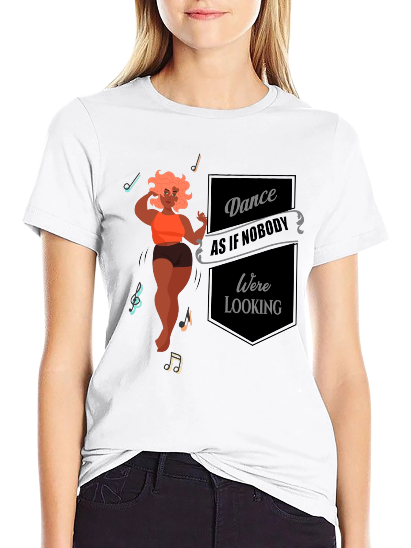 Dance Like Nobodys Watching Graphic Tee