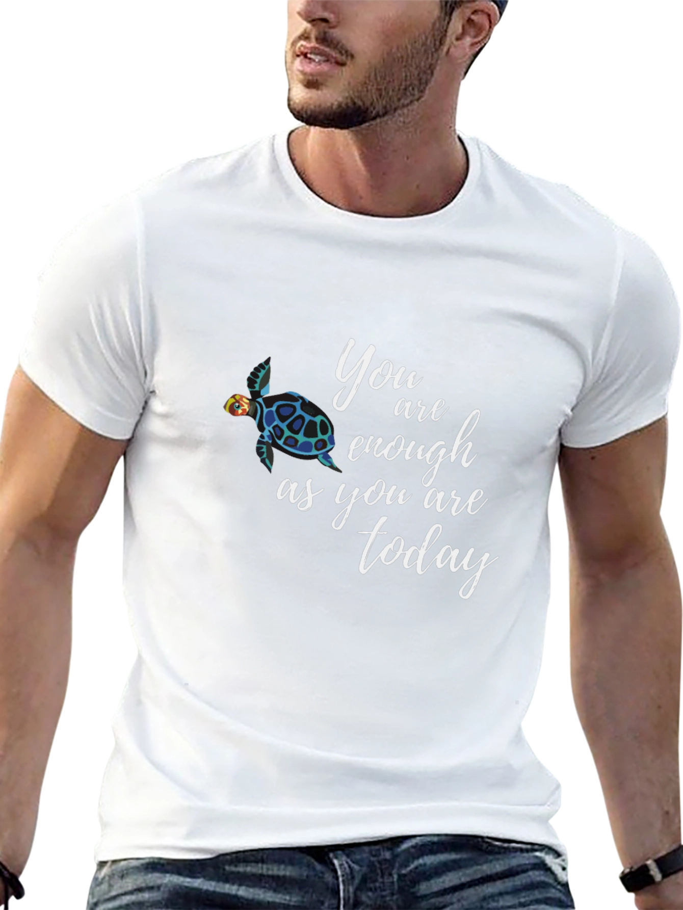 You Are Enough Turtle Graphic Tee