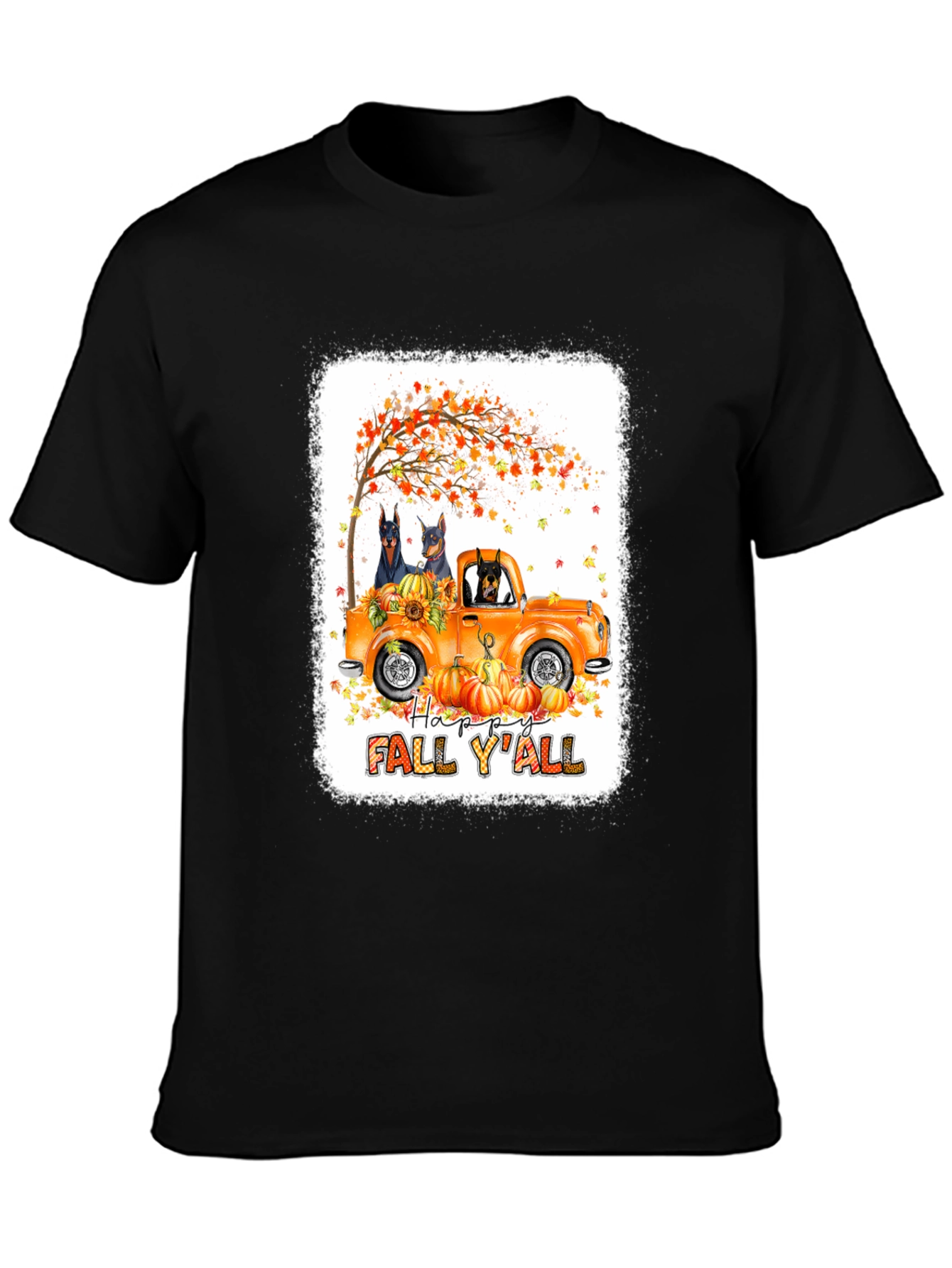 Happy Fall Yall Dog Truck T-Shirt