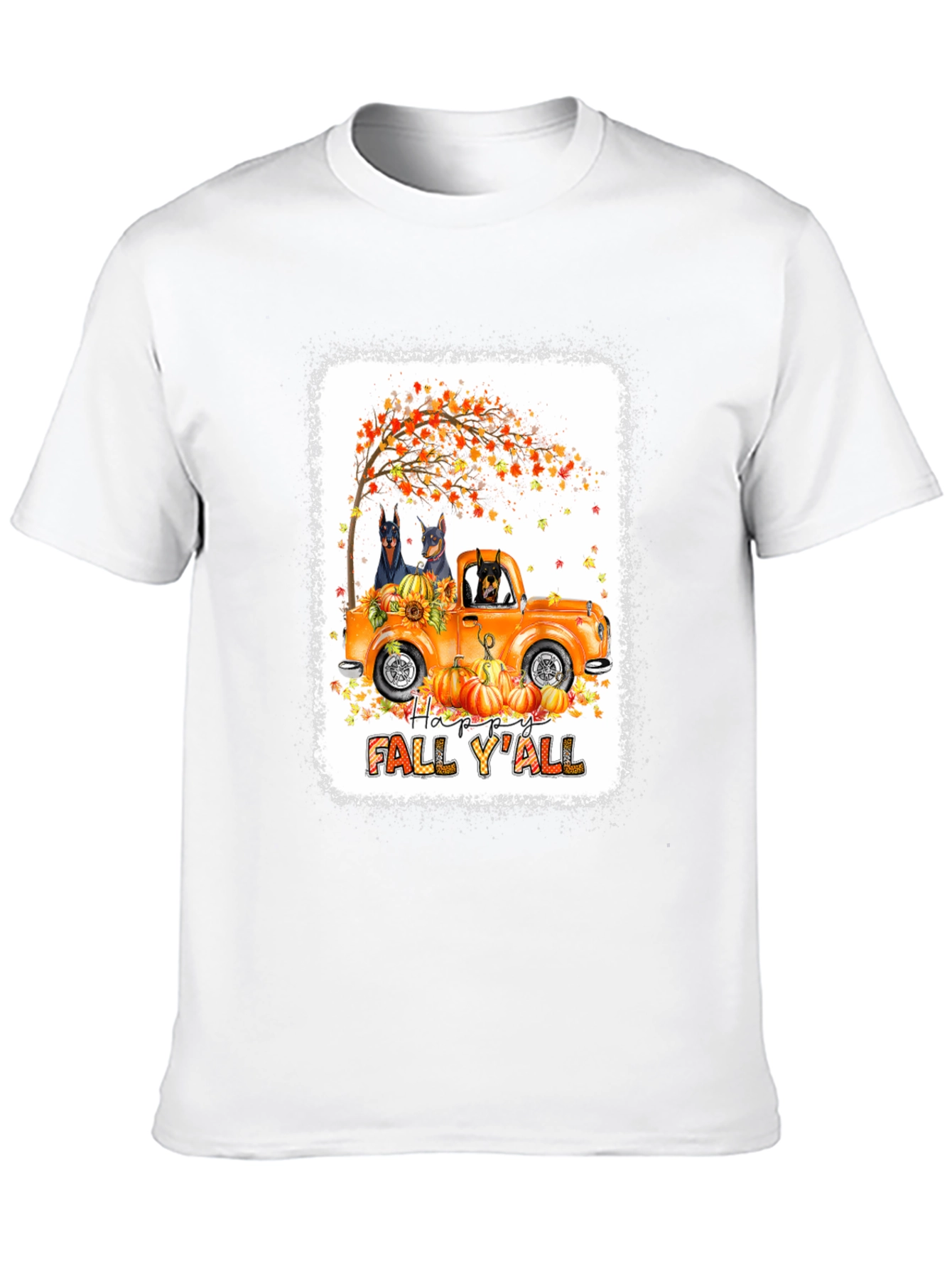 Happy Fall Yall Dog Truck T-Shirt