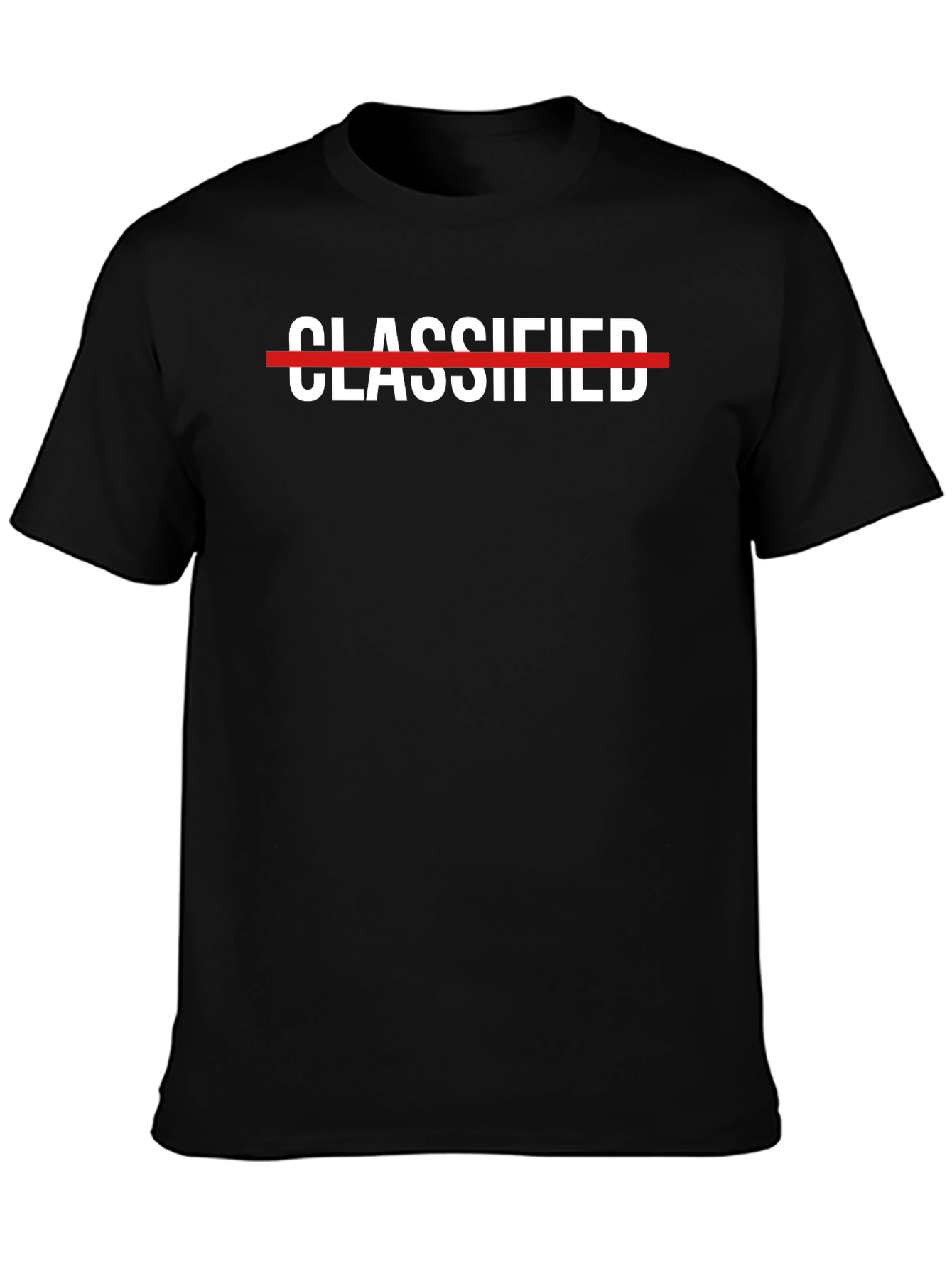 Classified Graphic T-Shirt - Trendy Mens Tee