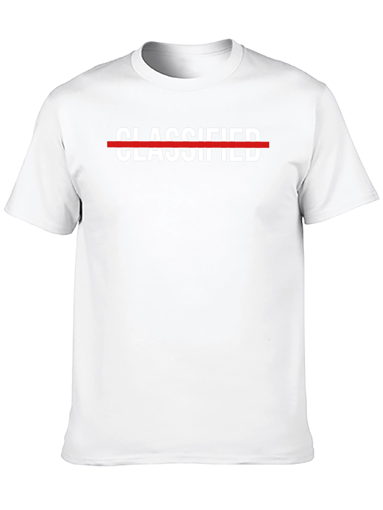 Classified Graphic T-Shirt - Trendy Mens Tee