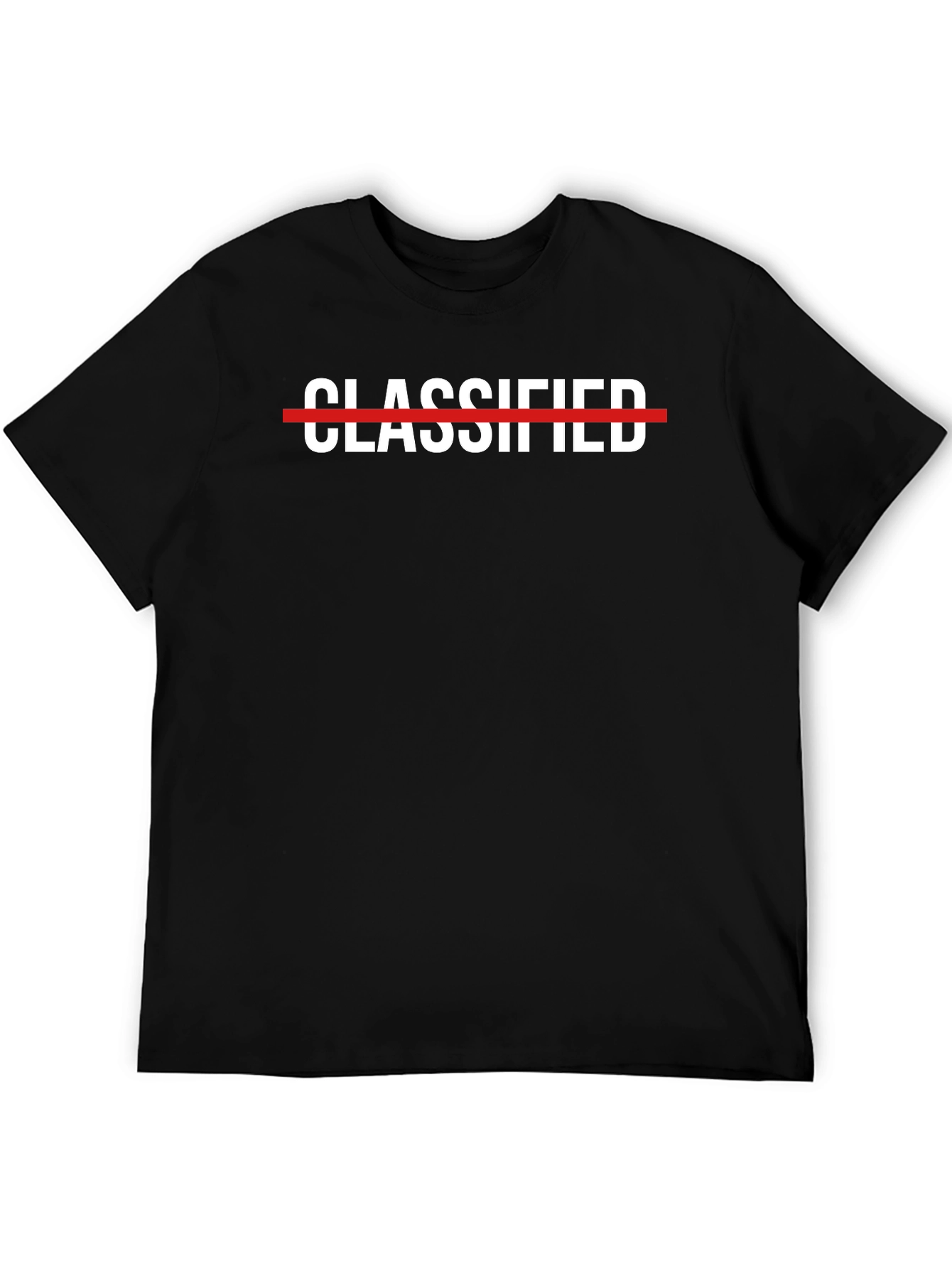 Classified Graphic T-Shirt - Trendy Mens Tee