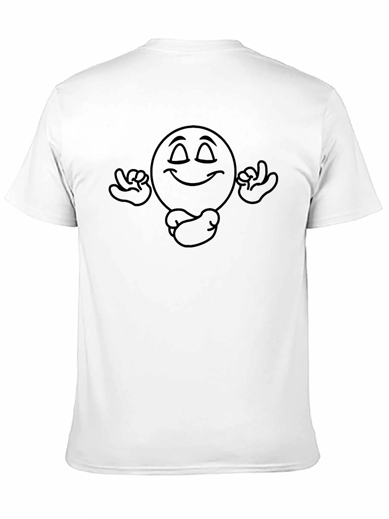 Zen Smiley Black T-Shirt