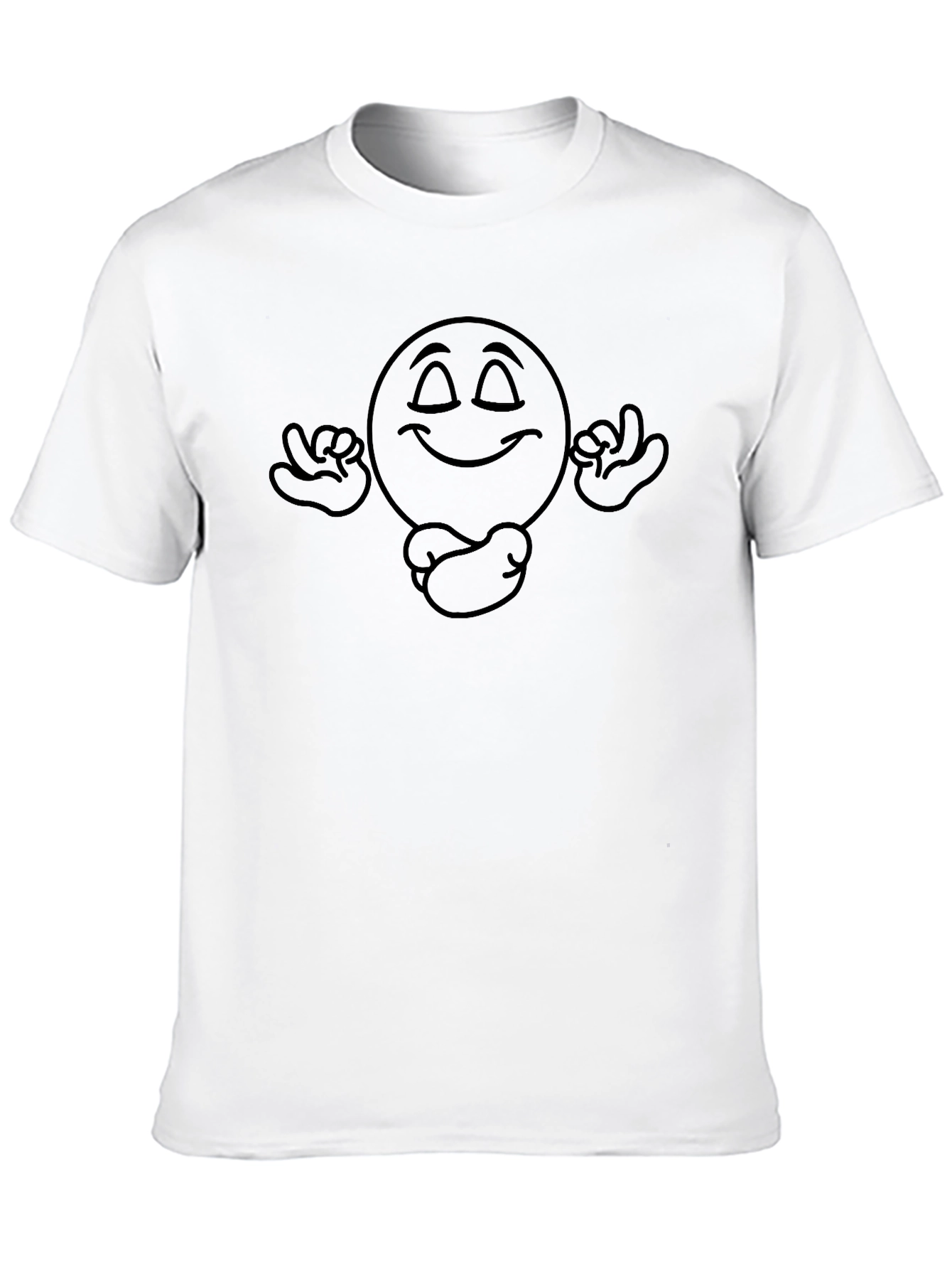 Zen Smiley Black T-Shirt