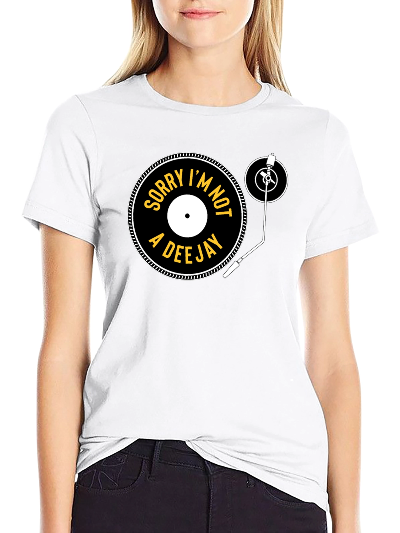 Sorry Im Not A Deejay Graphic Tee