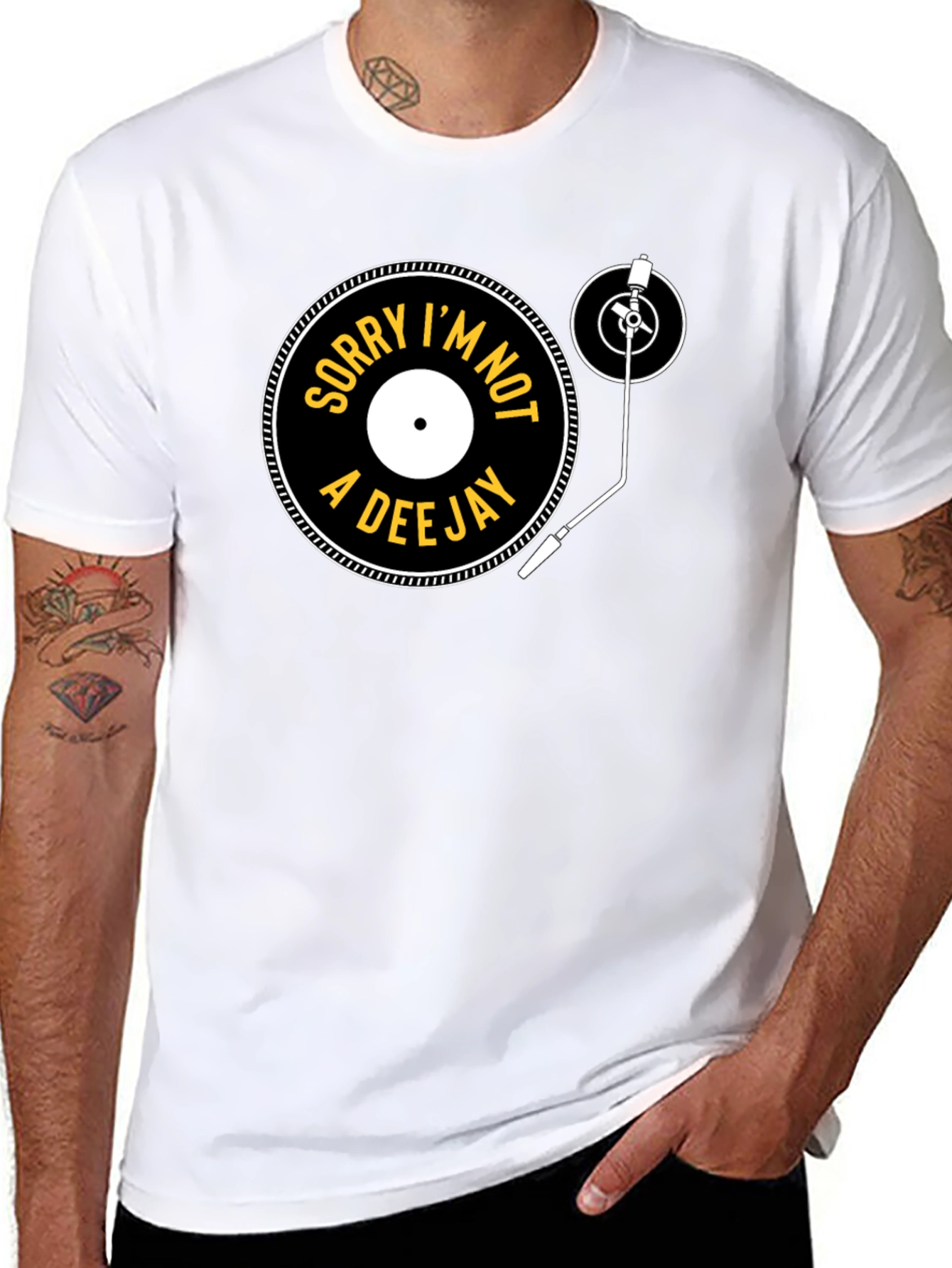 Sorry Im Not A Deejay Graphic Tee