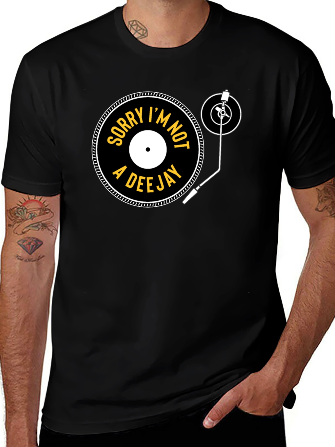 Sorry Im Not A Deejay Graphic Tee